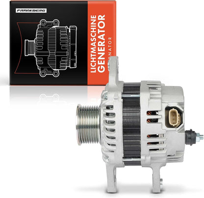 Frankberg Lichtmachine generator 120A compatibel met 500 312 1.2L 1.4L benzine 2007-2019 Punto 199 1.2L 1.4L benzine Mito 955 1.4L benzine vervanging # 51787777 196 kg