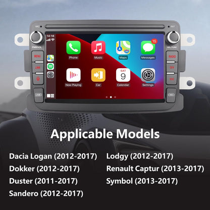 Autoradio – Multimedia Speler – Inbouwradio – Touchscreen Radio – Auto Stereo – 7-Inch Touchscreen – Wireless CarPlay & Android Auto