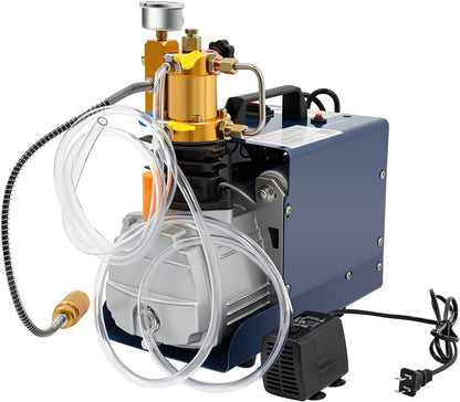 PCP Compressor Automatische luchtcompressorpomp, hogedruk luchtcompressor, cilinderinhoud 80 l/min, hogedrukluchtpomp, 30 MPA, hogedruk PCP-inflator