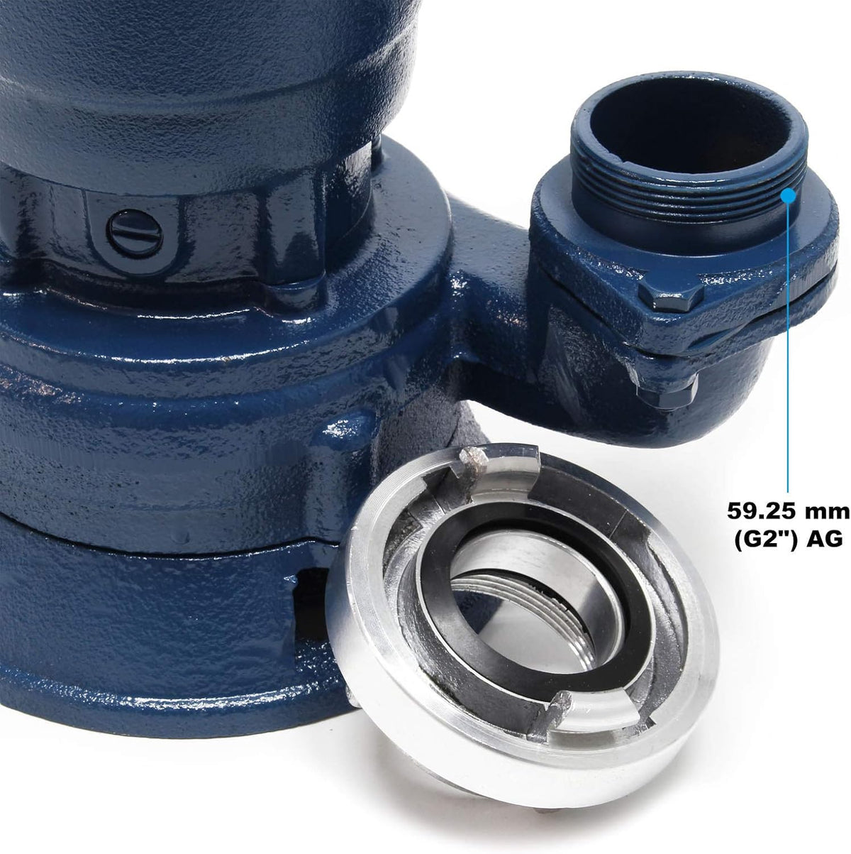 Wiltec vuilwaterpomp 1500W dompelpomp met 22.800l/h doorstroming incl. 20m slang