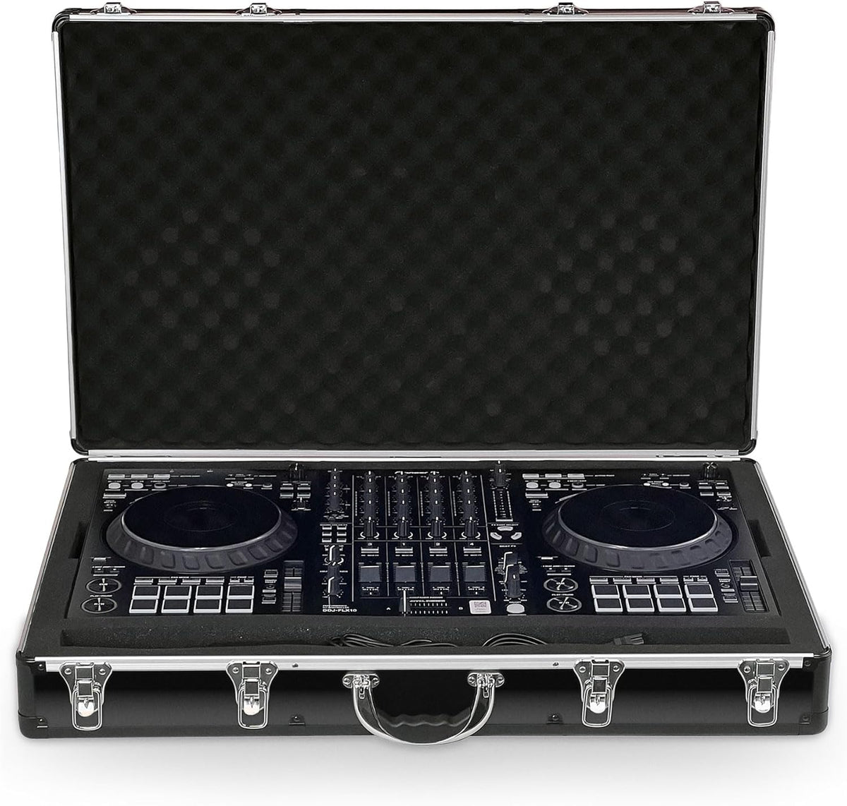 DJ-Controller Koffer – Transportkoffer – Hardcase – Beschermkoffer – DJ-Koffer – Op Maat Gemaakte Schuimrubberen Inleg – Lichtgewicht Aluminium Constructie