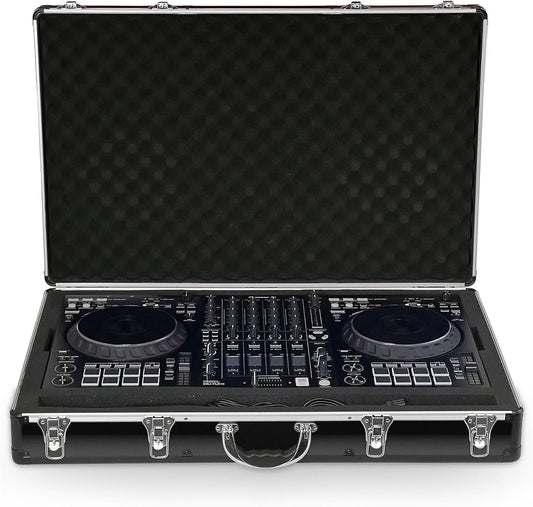 DJ-Controller Koffer – Transportkoffer – Hardcase – Beschermkoffer – DJ-Koffer – Op Maat Gemaakte Schuimrubberen Inleg – Lichtgewicht Aluminium Constructie