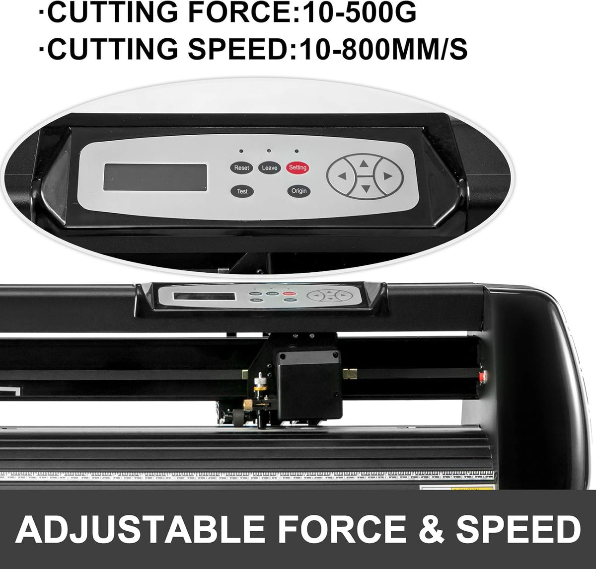 VEVOR Vinyl Cutter Plotter Machine 34 "Signmaster Software Teken Maken Machine 870mm Papier Feed Vinyl Cutter Plotter met Stand
