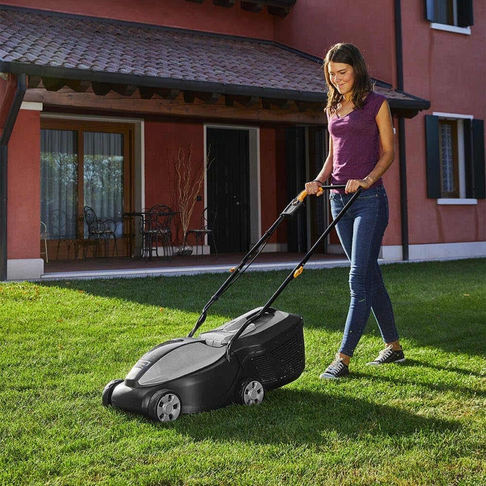 Accu Grasmaaier – Elektrische Maaier – Lithium-ion Maaier – Draadloze Grasmaaier – Tuinmaaier – 30 cm Maaibreedte – 20V 4Ah Accu – 30 Liter Grasopvang