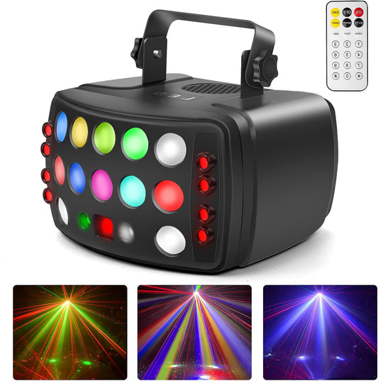 Discolight Party Light DMX 512 Efficient Radiator LED RGB Light DJ Project Music Gadget Discovery Lighting for KTV Bar Family Birthday Halloween - QUORE