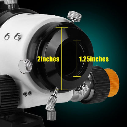SVBONY SV503 Draagbare telescoop, 70ED F6 extra lage dispersie optische buis, micro-reductie rap focuser, voor astrofotografie en visuele astronomie