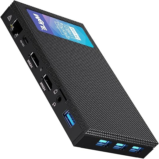 Mini PC – Micro Computer – Desktop PC – Kleine Computer – Mini Desktop – Intel Celeron N5105 – 8GB RAM 256GB SSD – Ventilatorloos Stil – Dual 4K HDMI & VESA Montage