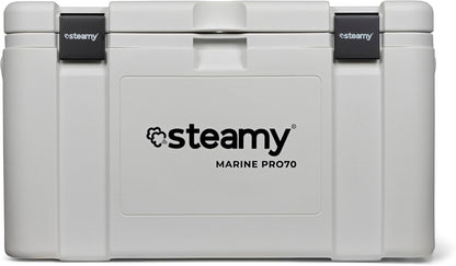 Steamy Marine Pro 70 koelbox, 70 liter, wit