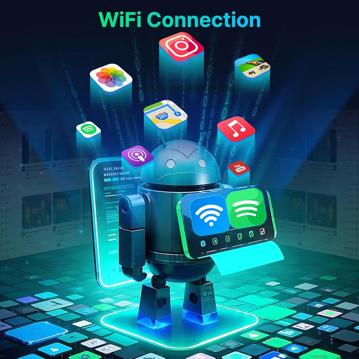 [2+64G]Android 13 Autoradio voor BMW E46 Series 3 1999-2005 met Wireless Carplay & Android Auto - 9 Inch Touchscreen Autoradio met WiFi GPS Mirror Link DSP FM/RDS Radio SWC + AHD Achteruitrijcamera