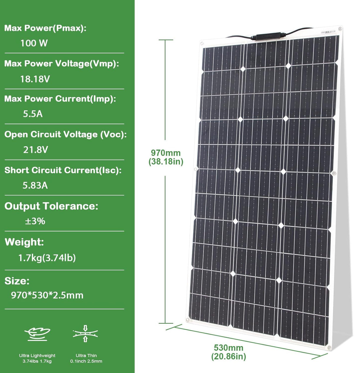 200W zonnepaneel Flexibel Kit Monokristallijn Fotovoltaïsch 20A 12V/24V Zonnelaadregelaar Zonnekabel voor Jacht Boot Off grid systeem Camping Balkon Zonnesysteem Camper