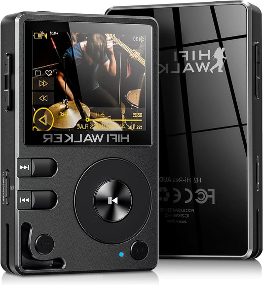 HiFi MP3-Speler – Muziekspeler – Draagbare Audio – Lossless Speler – Bluetooth Speler – 2-Inch HD-Scherm – Uitbreidbaar Tot 256 GB