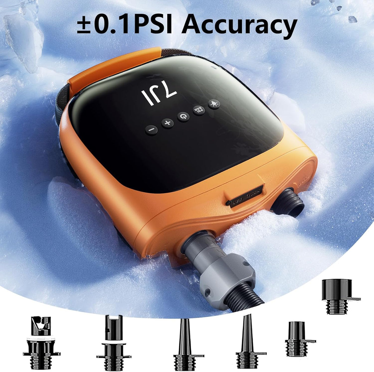 SUP Elektrische pomp, 20 psi, voor opblazen/leeglopen, elektrische luchtpomp voor opblaasbare stand-up paddleboards, boten, kajak, kitesuur