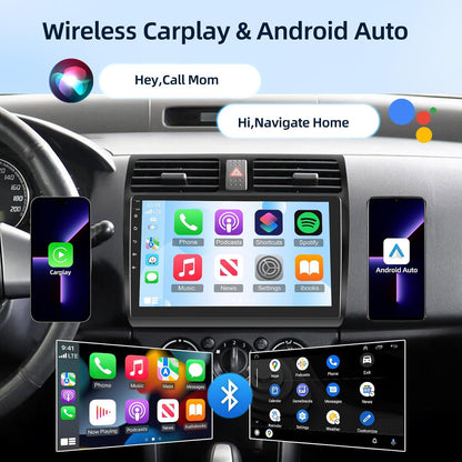 [4G+64G] Android Car Radio for Suzuki Swift 2005-2010 with Wireless Carplay & Android Auto, 10 inch IPS Touch Screen Car Stereo with GPS, WiFi, 32EQ, Bluetooth 5.0, FM/RDS Radio