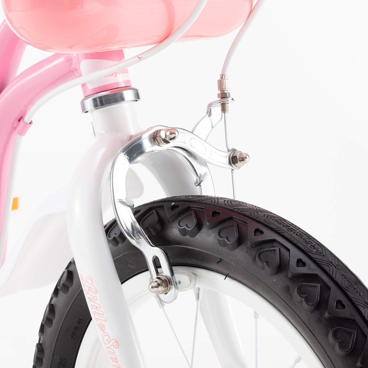 RoyalBaby Meisjes Kinderfiets Little Swan Fiets Kinderfietsen 12 Inch Roze