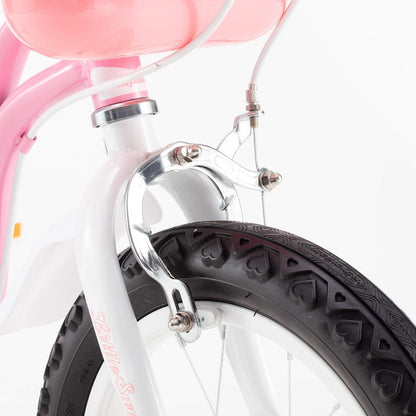 RoyalBaby Meisjes Kinderfiets Little Swan Fiets Kinderfietsen 12 Inch Roze