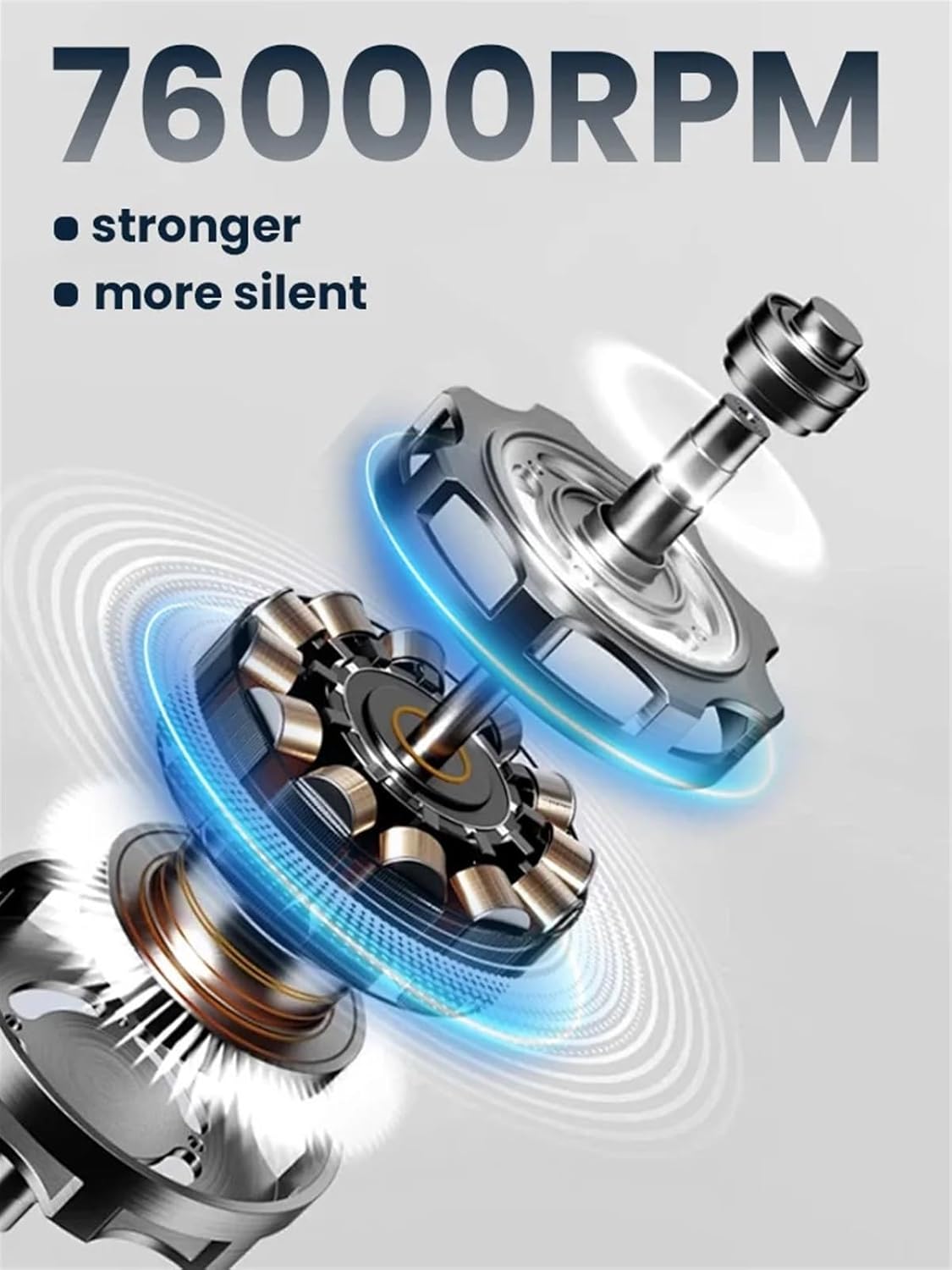 Turbo Jet Ventilator – Draagbare Ventilator – Luchtblazer – Brushless Motor Ventilator – Compacte Ventilator – Sterke Luchtstroom – Aluminium Behuizing