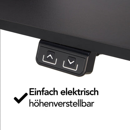 Brixy Zit Sta Bureau - Elektrisch Verstelbaar In Hoogte - 140 x 60 CM - Zwart