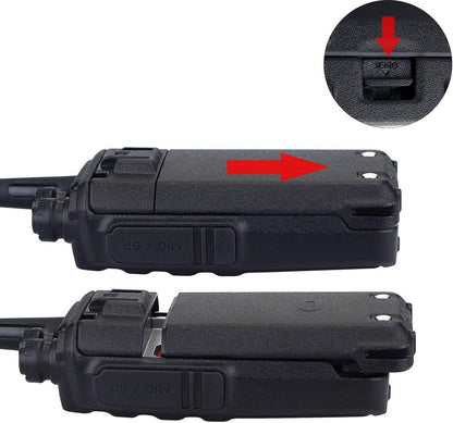 Retevis RT24 Professionele Portofoons met Headset PMR446 Vergunningsvrije Walkie Talkies 16 Kanalen CTCSS/DCS VOX Oplaadbaar Walkie Talkies met EU-stekker Laadstation en Lithium-ionbatterij (10 Stuks, Zwart)