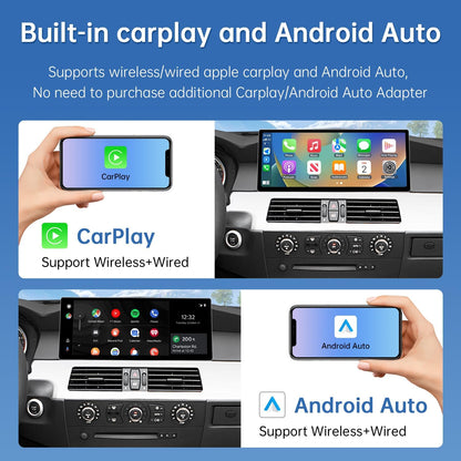 CarPlay Scherm – Multimediascherm – Touchscreen Display – Autoradio Upgrade – Autoinfotainment – 12,3 Inch HD Scherm – Draadloze CarPlay & Android Auto