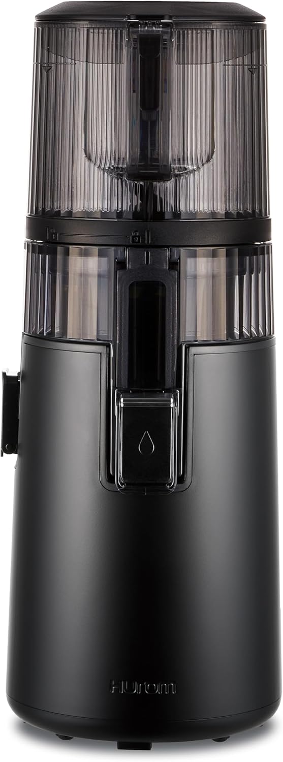 Hurom H70FT Nieuwe Slowjuicer | Elektrische koudepers | Sapcentrifuge voor groenten & fruit | 1,8L capaciteit | Automatische sapfunctie | BPA-vrij | 15 jaar garantie | titanium grijs