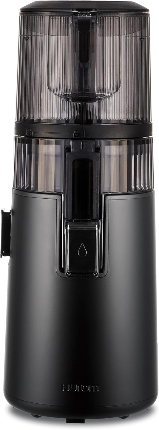 Hurom H70FT Nieuwe Slowjuicer | Elektrische koudepers | Sapcentrifuge voor groenten & fruit | 1,8L capaciteit | Automatische sapfunctie | BPA-vrij | 15 jaar garantie | titanium grijs