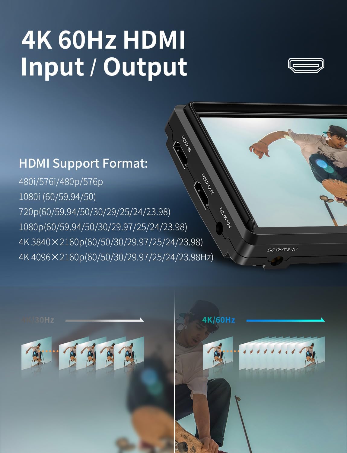 FEELWORLD S55E 5,5 inch DSLR Camera Field Video Monitor