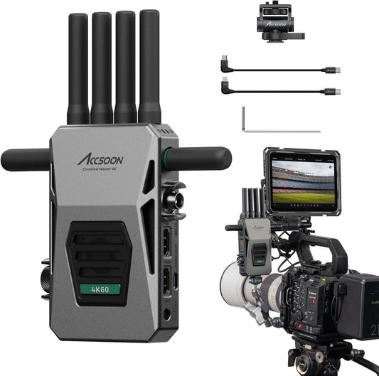 CineView Master 4K Transmitter - Draadloze TX videozender met HDMI en SDI