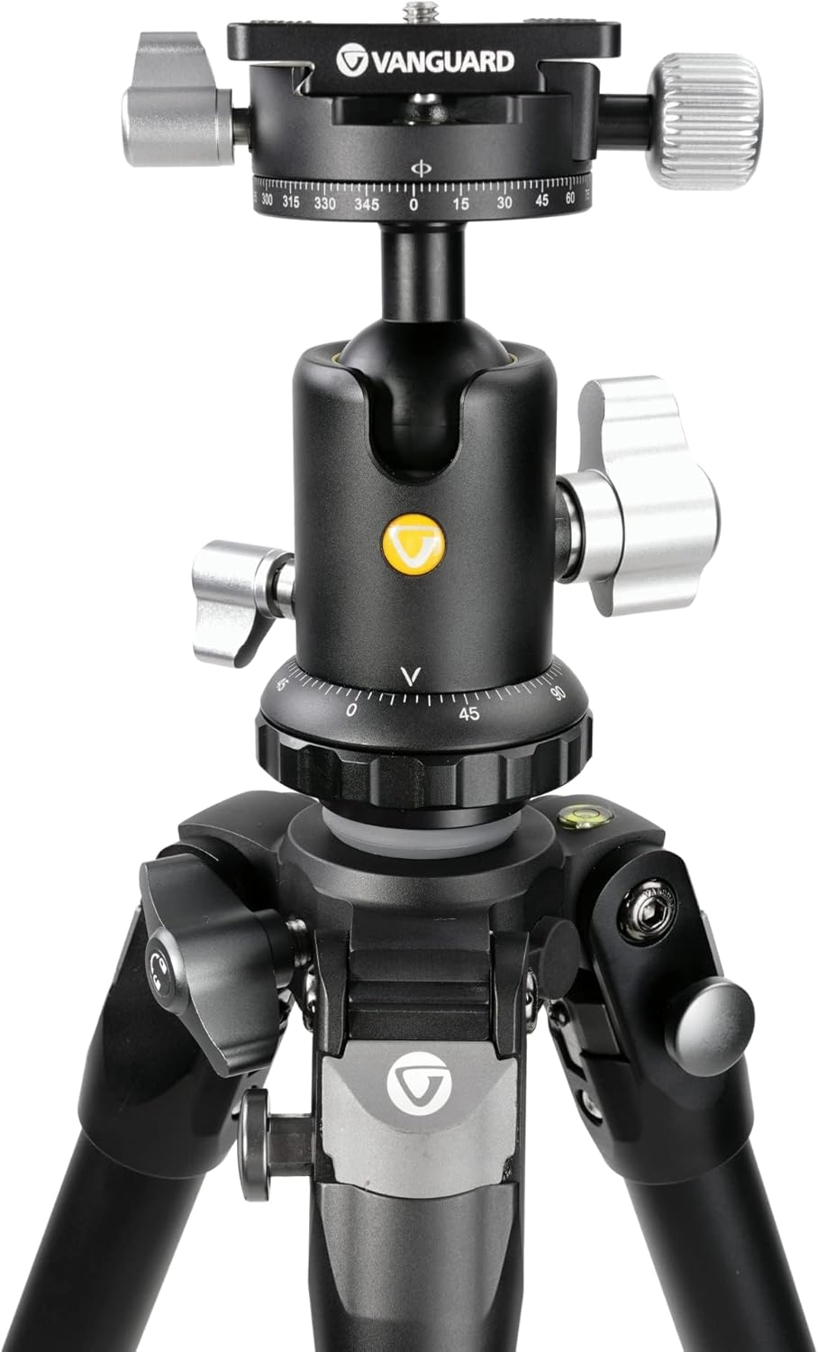 Statief – Camerastatief – Fotostatief – Tripod – Driepoot – 3-Delig Aluminium – 15 Kg Draagvermogen, Dubbele As Kogelkop