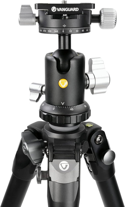 Statief – Camerastatief – Fotostatief – Tripod – Driepoot – 3-Delig Aluminium – 15 Kg Draagvermogen, Dubbele As Kogelkop