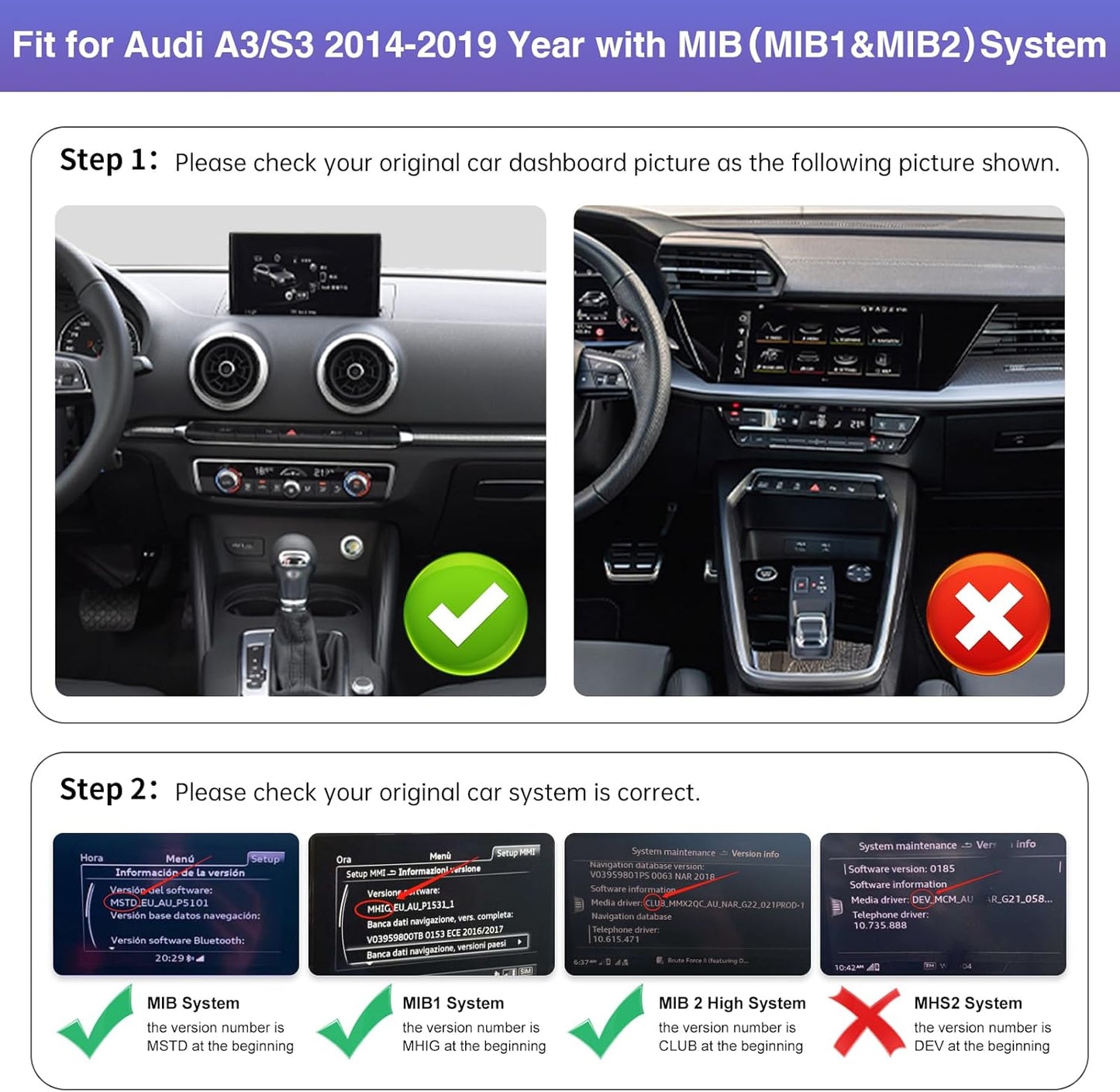 12,3 Inch Autoradio Touchscreen – Multimediascherm – Infotainmentsysteem – CarPlay Interface – Draadloze Android Auto – Draadloos CarPlay & Android Auto – HD Resolutie 1920x720 Pixel