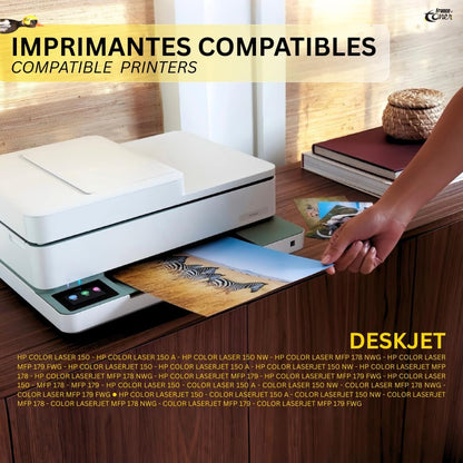 Tonercartridges 117A Compatibel – Toner Set – Kleuren Toner – Laserprinter Toner – Printcartridges – Hoge Capaciteit Tot 1000 Pagina’s – Scherpe Tekst En Levendige Kleuren