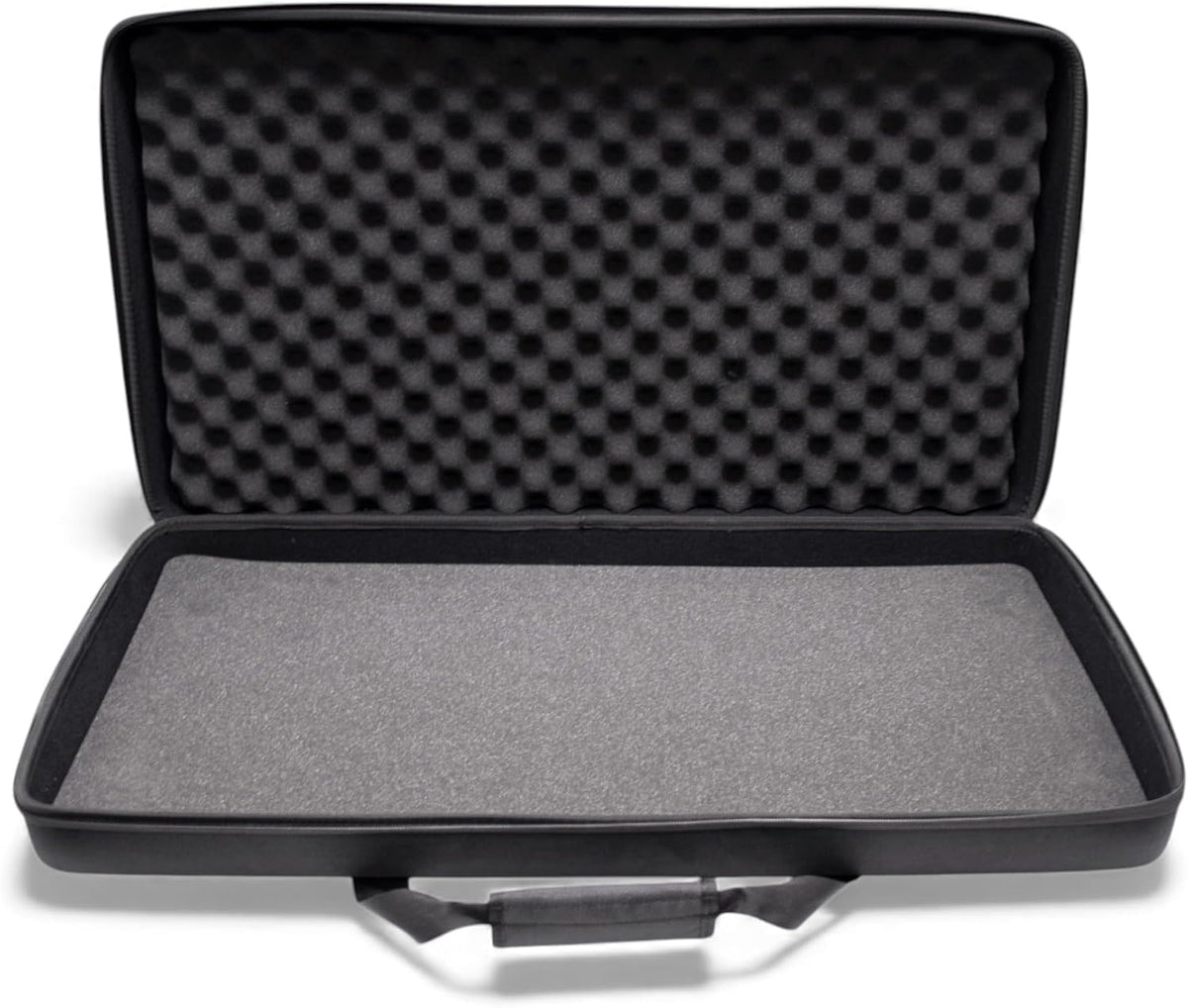 Flightcase Workstation Voor DJ-Controller – DJ-Flightcase – DJ-Case – DJ-Koffer – Beschermkoffer – Uitschuifbaar Laptopplateau Tot 19 Inch – Bevestigingsriemen En Stapelbare Hoekstukken