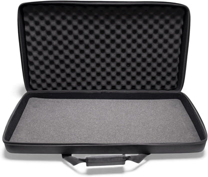 Flightcase Workstation Voor DJ-Controller – DJ-Flightcase – DJ-Case – DJ-Koffer – Beschermkoffer – Uitschuifbaar Laptopplateau Tot 19 Inch – Bevestigingsriemen En Stapelbare Hoekstukken