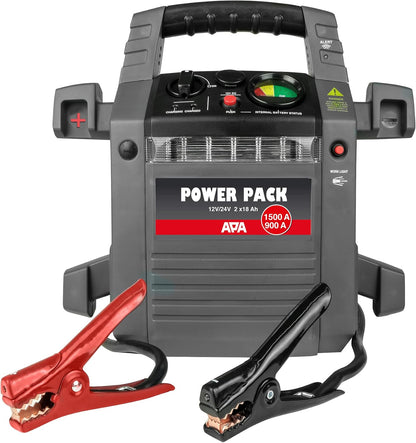 APA 16524 Power Pack 12/24V, starthulp 900A,grijs/zwart