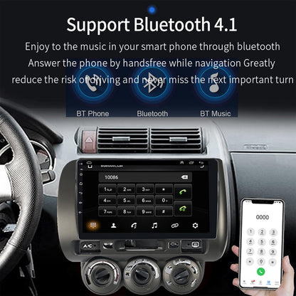 Autoradio – Carplay Radio – Android Autoradio – 1-DIN Radio – Auto Multimedia – Draadloze CarPlay & Android Auto – 9 Inch Touchscreen & GPS Navigatie