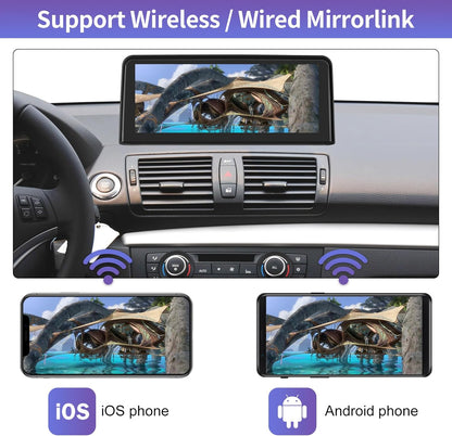 10,25 Inch Touchscreen Autoradio Ontvanger – Carplay Systeem – Android Auto Interface – Draadloze Mirrorlink – Multimedia Scherm – HD Resolutie 1920x720 – Originele Functies Behoud