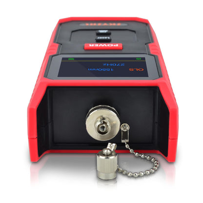 1310nm 1550nm Optische Lichtbron SM Optical Fiber Light Source Tester met SC FC ST LC UPC adapter en Kleurenscherm(SS100S)