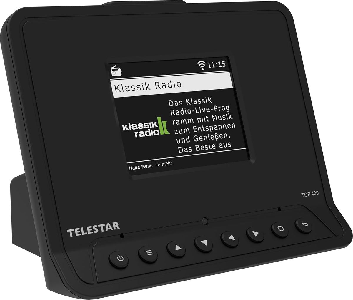 TELESTAR TOP 400 HiFi-adapter (adapter voor het achteraf inbouwen van internetradio, DAB+, streamingdiensten, Bluetooth 5.3, USB-opname) – zwart