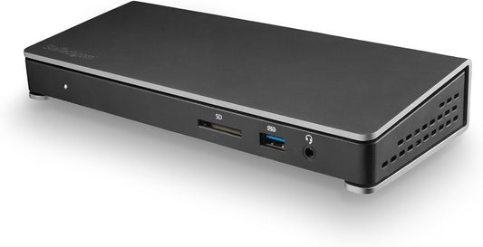 StarTech.com Thunderbolt 3 Dock - Dual Monitor 4K 60Hz TB3 Laptop Docking Station met DisplayPort - 85W Power Delivery Charging - 6-Port USB 3.0 Hub, SD 4.0, GbE, Audio - Windows & Mac