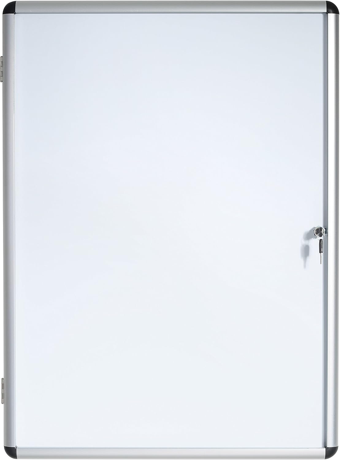 Bi-Office Magnetische vitrine Enclore, gelakt stalen oppervlak, acryl deur, aluminium frame, 72 x 67,4 cm (6X A4), wit