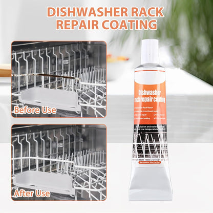 Vaatwassermand, roestreparatie, 50 ml, vloeibaar rubber voor vaatwassermanden, waterdichte afdichting, roestbescherming, bestand tegen hoge temperaturen, reparatierubber voor draadmanden