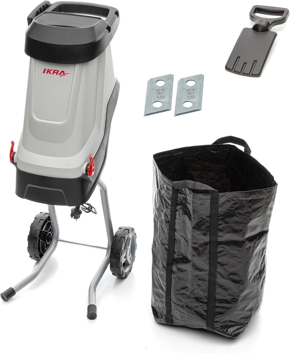 IKRA Elektrische Hakselaar IMH 2800, incl. opvangzak 45l, 2800W, incl. 2x extra omkeermessen
