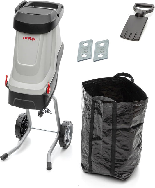 IKRA Elektrische Hakselaar IMH 2800, incl. opvangzak 45l, 2800W, incl. 2x extra omkeermessen