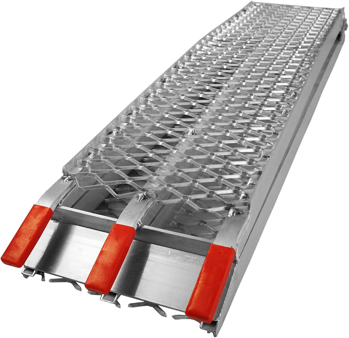 Oprijplaat aluminium opvouwbaar – 226cm 340kg – motoroprijplaat oprijsteun oprijplank