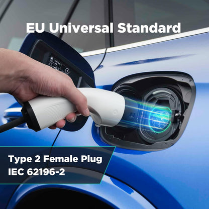 <font dir="auto" style="vertical-align: inherit;"><font dir="auto" style="vertical-align: inherit;">        EV Charger Type 2 Schuko Portable Wallbox with Carrying Bag for All Electric Vehicles & Plug-in Hybrid Cars 3.6kW 10/13/16Amp 6 Meter Single Phase