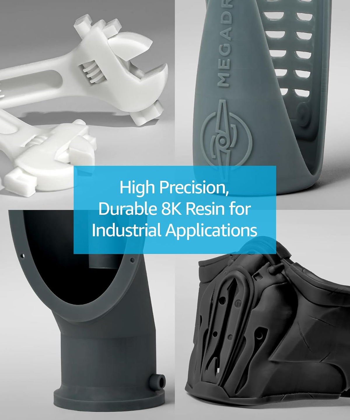 SuperPCS 8K 5000g Grijs, Snelste 50um Afdrukken in 1.5 sec, Sterkste 1.8GPa 3D-hars, Gemaakt in Korea