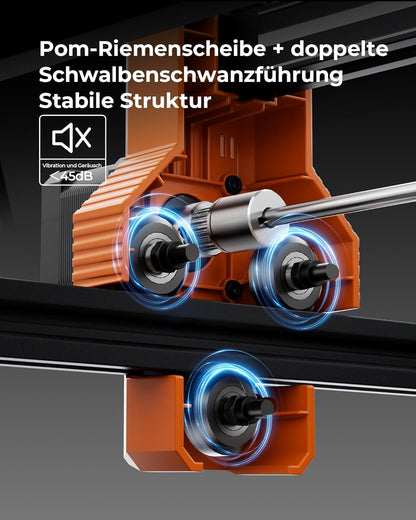 ACMER S2 lasersnijder, 12 W, 72 W lasergraveermachine, graveren en snijden van houten platen met slechts één klik voor kleine en winstgevende bedrijven, doe-het-zelfprojecten, 300 x 300 mm