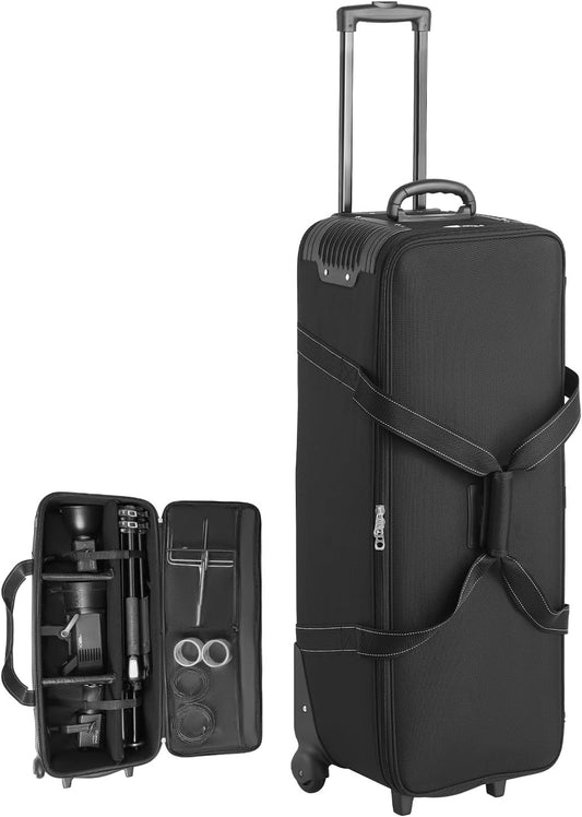 Trolleykoffer – Koffer – Cameratas – Opbergtas – Reistrolley – Waterdicht Nylon – 91 x 30 x 35,5 cm Grote Inhoud