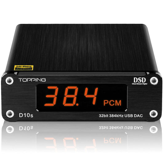 USB DAC Zwart – Digitale Naar Analoog Converter – Digitale Audio Decoder – Audio Omzetter – Externe Geluidskaart – Ondersteuning Voor PCM384kHz En DSD256 – Automatische Aan En Uit Met Pc