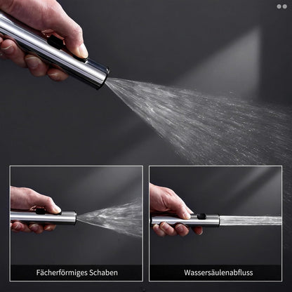 Doucheset – Regendouche – Handdouche – Watervaluitloop – Bidet Spray – LED Temperatuurdisplay – 30 cm Regendouchekop